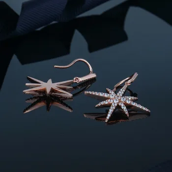 

Beauty real S925 Zircon ear hook earrings ear ring antiallergic stud fashion jewelry eardrop earring fashion accessories