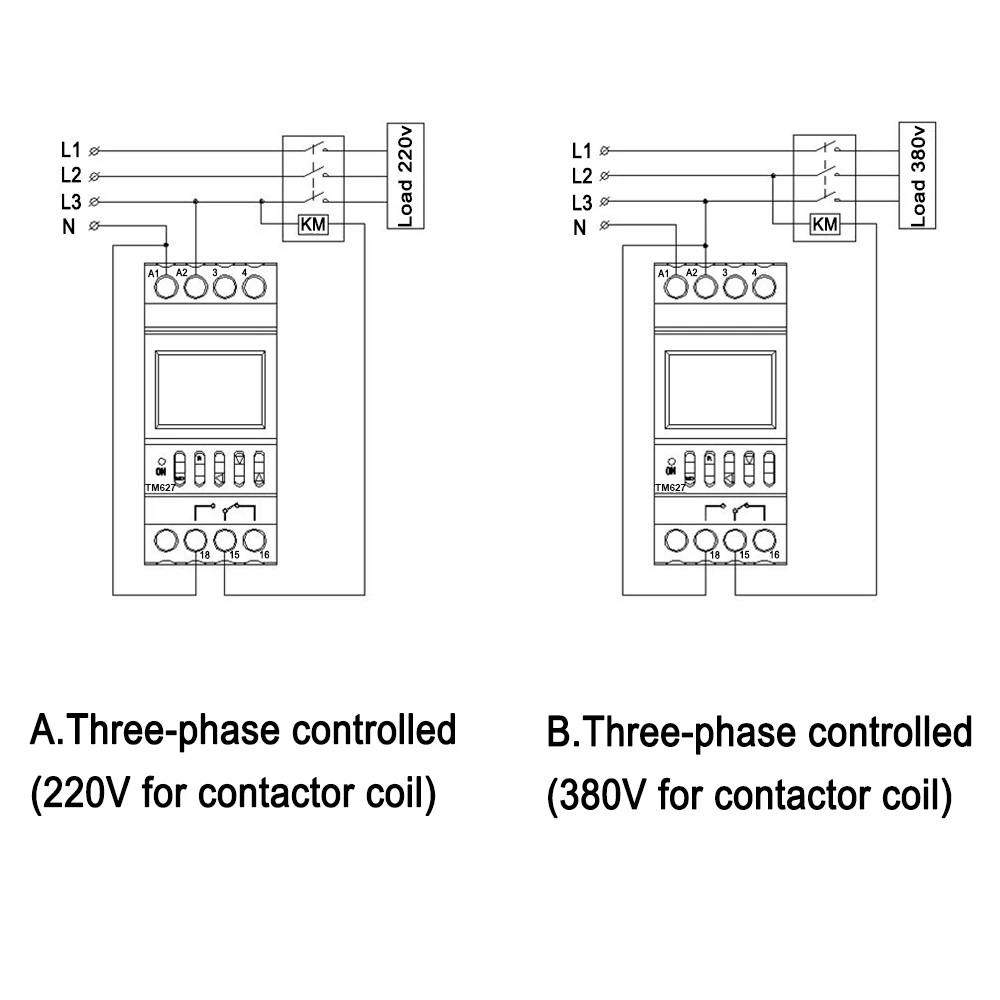 TM627三相接线图