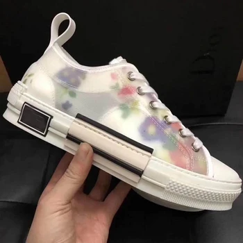 

Prowow Brand Designer Floral Printed Lace Up Summer Autumn Flats Round Toe High Quality Women Flats Shoes
