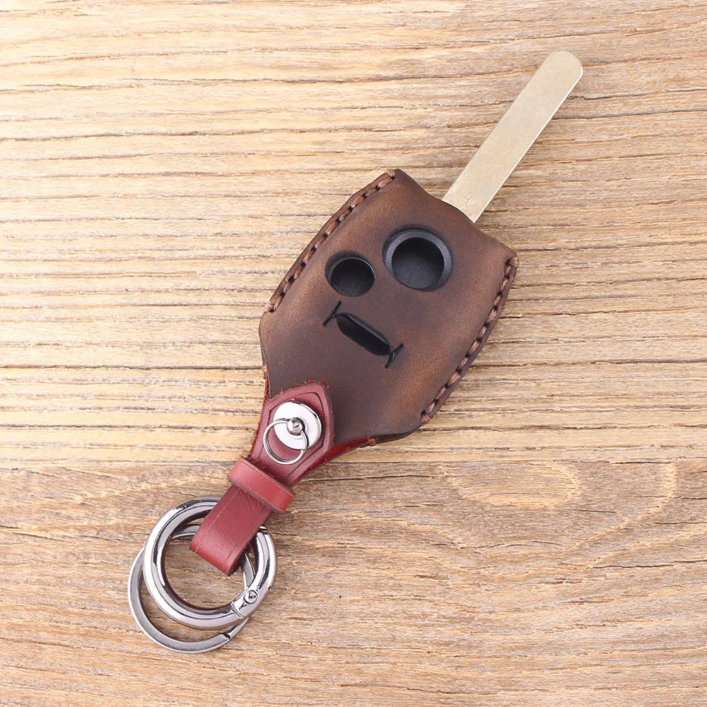 Брелок для ключей KEYYOU из натуральной кожи с дистанционным управлением чехол HONDA