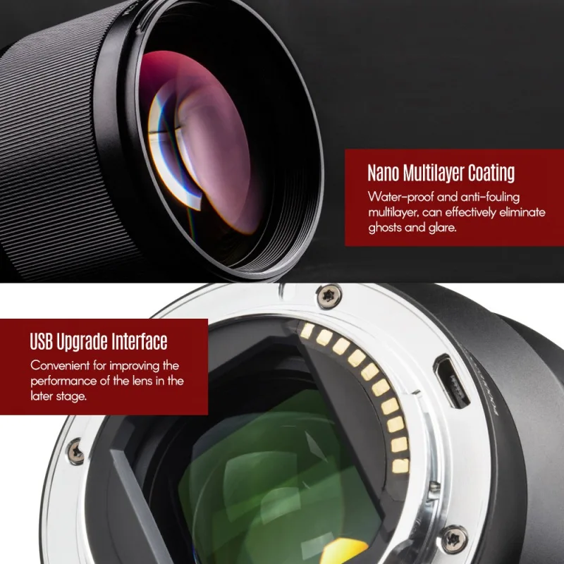 Viltrox 85 мм F1.8 Профессиональный Камера объектив с фиксированным фокусным расстоянием с металлической AF кронштейн с автофокусом для объектива бленда для sony фотографии Камера