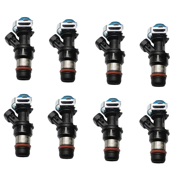 

Set Of 8 Fuel Injector Nozzles For 2003 2004 AM General 1999 2006 Chevrolet 17113582 17113698 25320287