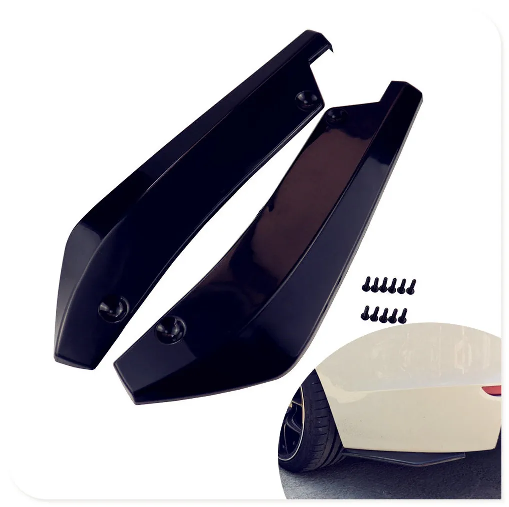 

Car rear bumper spoiler collision diffuser angle protector fin for Suzuki Aerio Ciaz Equator Esteem Forenza Forsa Grand