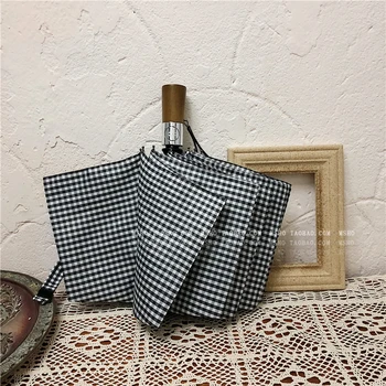 

Outdoor Children Umbrella Windproof Folding Black Coating Travel Inverted Umbrella Fashion Parasolka Household Umbrella JJ60YS