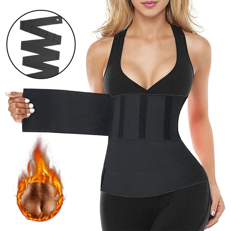 Bandage Wrap Waist Trainer Snatch Me Up Slimming Modeling Belt Corset Hot Tummy Control Trimmer Neoprene Sweat Sauna Body Shaper | Женская