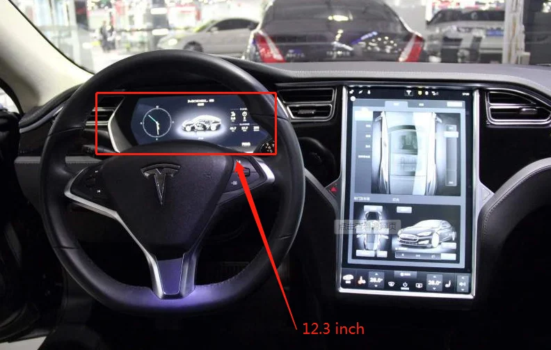 screen LCD Display For 2012-2014 Tesla model S Car Instrument For