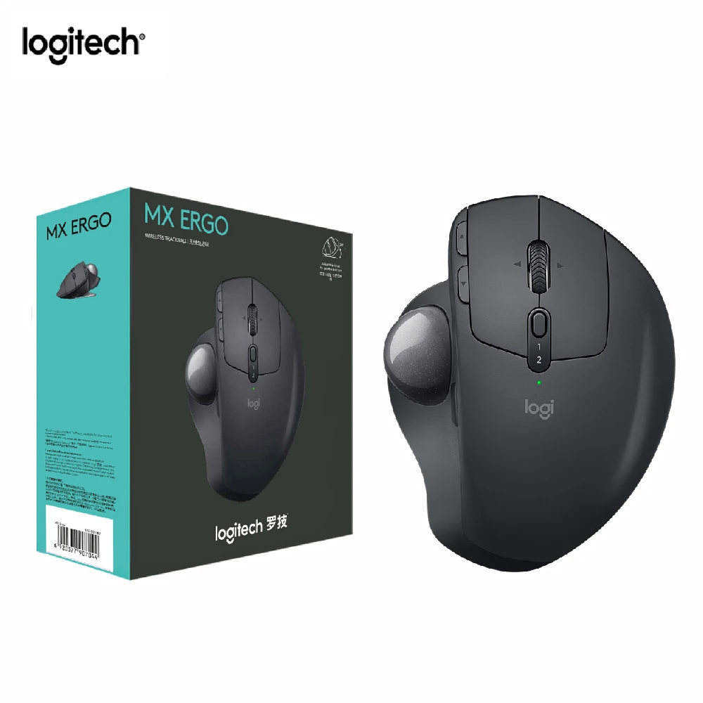 Original Logitech MX ERGO Wireless Trackball Mouse Wireless Bluetooth