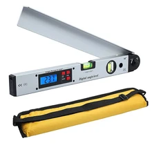 0-225 grad 400MM Digitale Winkel Lineal Aluminium Legierung Elektronische Winkelmesser Winkel Finder Ebene Messung Gauge Meter Inclinomete