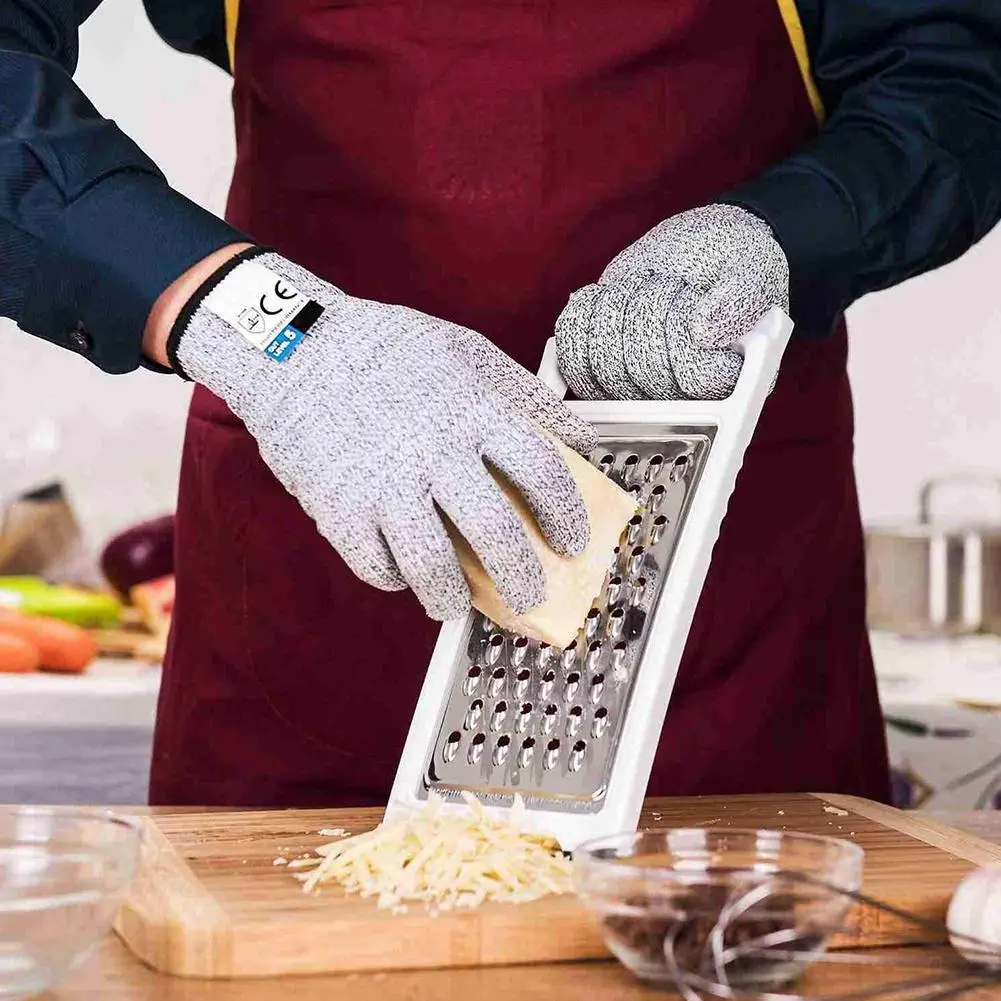 Высокопрочные Защитные перчатки для кухни, устойчивые к порезам перчатки для резки мяса рыбы, защитные перчатки против порезов