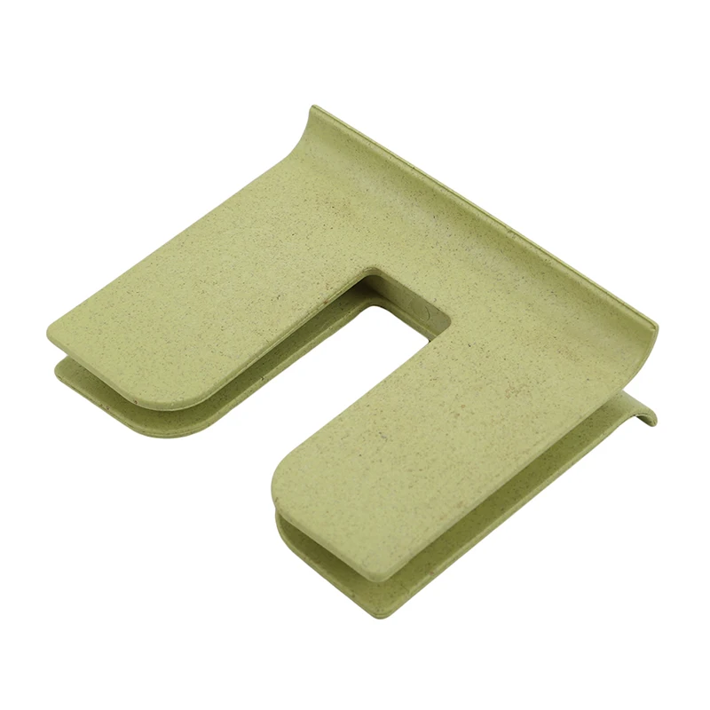 1pc Table Decorate Green Letter U Toothpick Storage Box Cotton Swab Box Dust toothpick Box Storage Organizer