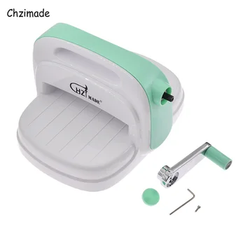 Chzimade Die Cutting Embossing Machine Scrapbooking Die Cut Paper Card Leather Fabric Making Cutter Machine Diy Home Decoration