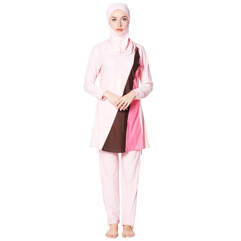 

shehang Muslim Swimwear Islamic Swimsuit Women Arab Beach Wear Hijab Swimsuits Plus Size Burkinis Full Coverage Modest Muslim