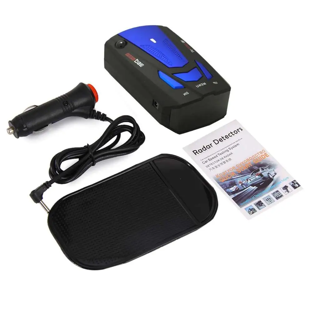 

Car Radar Detector for Car Speed Testing with 360 Degrees Signals Electronic Dog Safe Radar Detector Voice Alert Laser