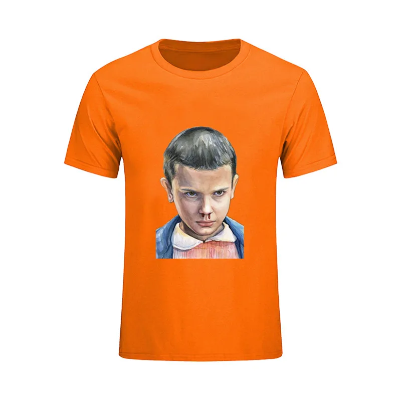 

Low Pre Homme Short Sleeve Clothes Cotton Casual T-Shirt For Men's eleven from stranger things Youth T Shirt Creator MALE TSHIRT