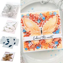 

New Big Butterflies Metal Cutting Dies Stamps Stencil Scrapbook Diary Decoration Stencil Embossing Template DIY Greeting Card