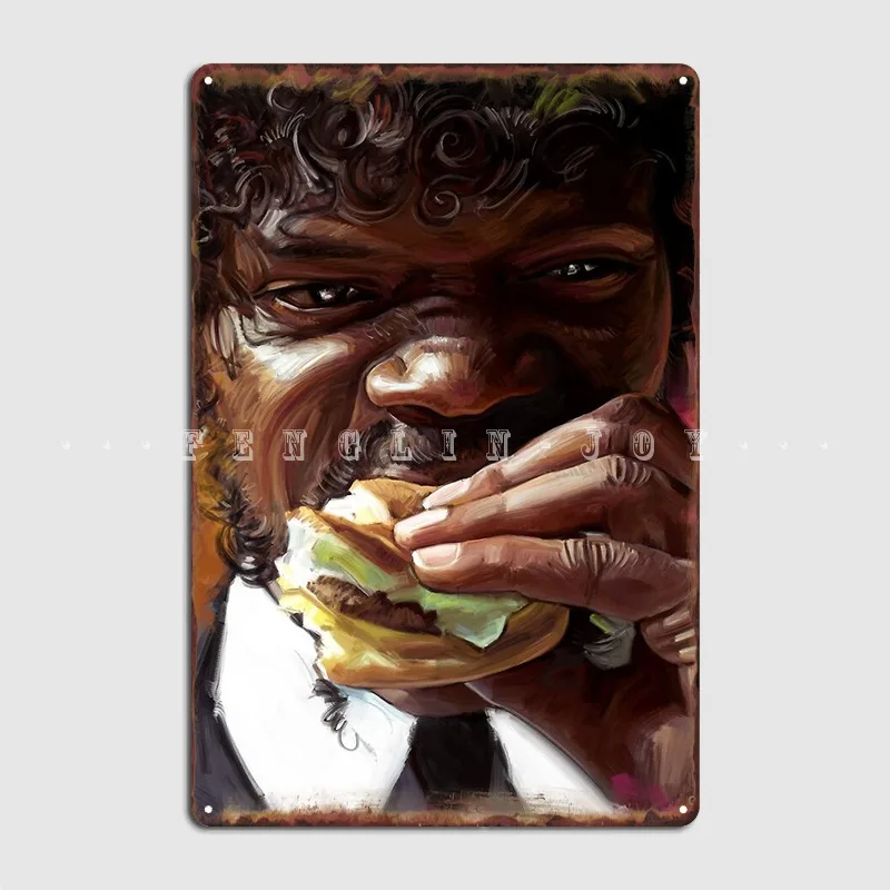

Jules Winnfield Metal Sign Club Home Garage Club Customize Wall Plaque Tin Sign Poster