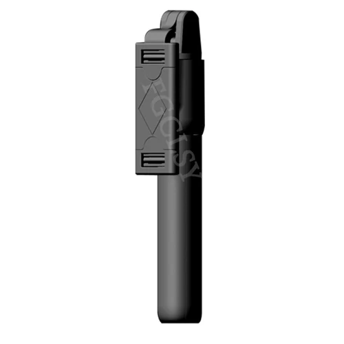 FGCLSY 3 в 1 Беспроводная Bluetooth селфи-палка складной ручной монопод с дистанционным спуском затвора Выдвижной мини-штатив для iPhone XR - Цвет: Черный