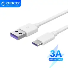 ORICO – câble USB 3A Type C QC3.0 pour recharge rapide, cordon de chargeur pour téléphone Huawei P30 Mate 20 Pro Xiaomi Mi 9 HTC Macbook LG G5