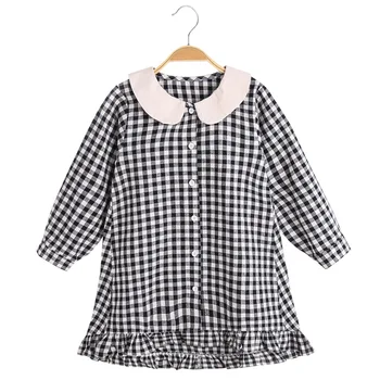 

3 4 5 6 7 8 9 10 11 12 Year Girls Dress Spring Fall New Sweet Children Princess Dresses Long Sleeve Plaid Kids Clothes for Girl