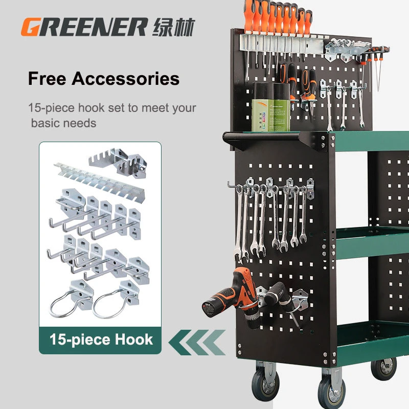 Armario de herramientas con ruedas para coche, organizador de caja de herramientas de taller, soporte de pared, estante de pecho mecánico, bandeja de garaje|Armarios para herramientas| -