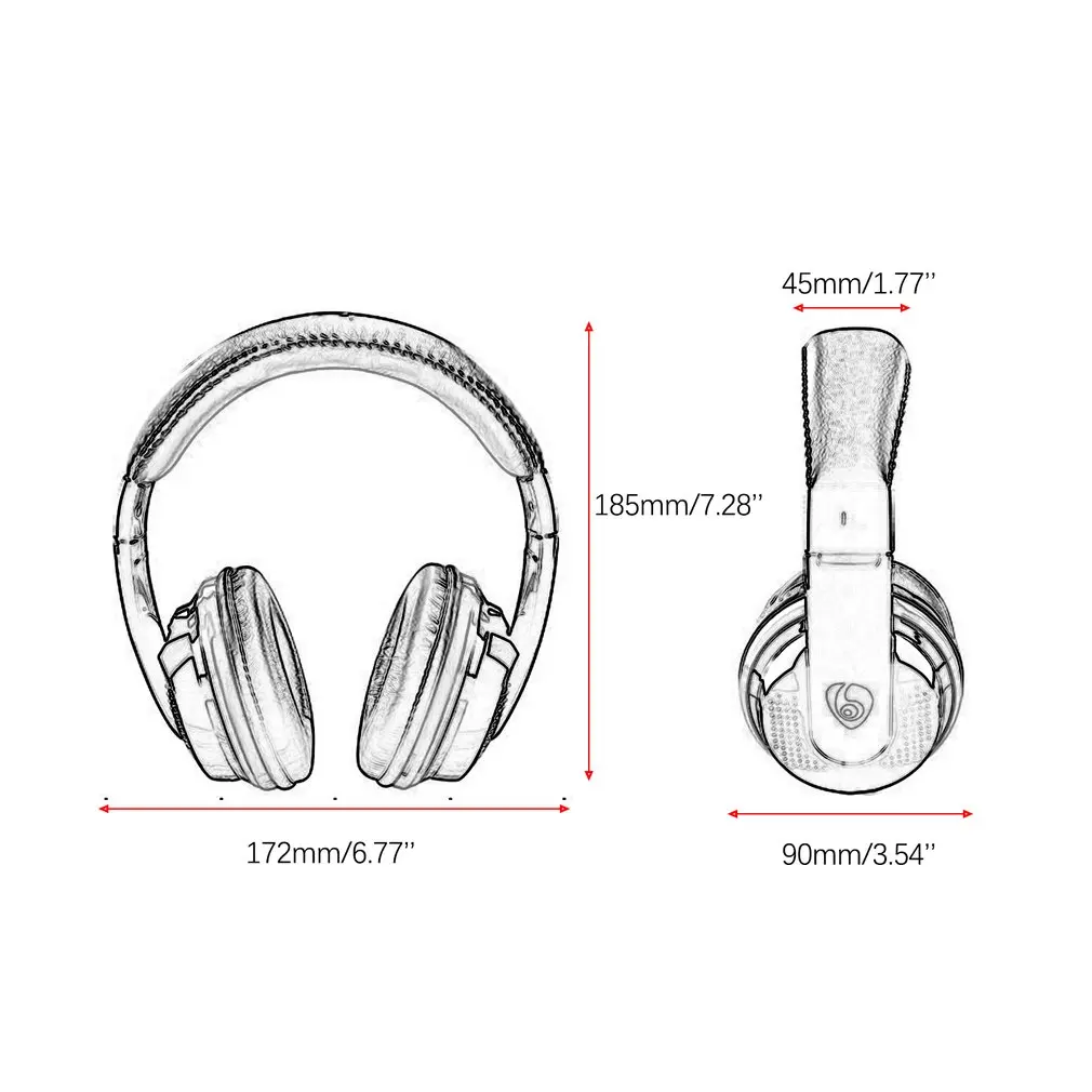 Накладные Наушники Hi-Fi бас стерео гарнитура Nirkabel FM радио Kartu TF MP3 Воспроизведение Handsfree Dengan Mikrofon