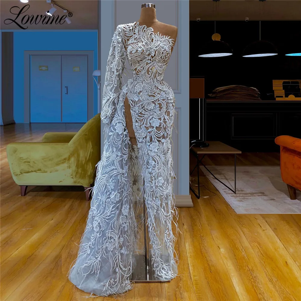 Вечерние платья знаменитостей на одно плечо, пышное платье, вечернее платье с разрезом и высоким разрезом, Платье De Soiree, Африканское платье для выпускного