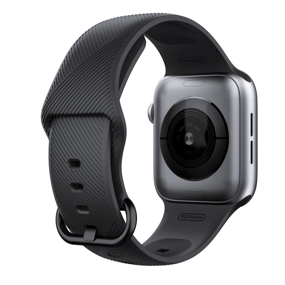 Спортивный ремешок для Apple watch 44 мм 40 мм iWatch 38 мм 42 мм жидкий силиконовый ремешок для часов Браслет Apple watch 5 4 3 2 1 44 40