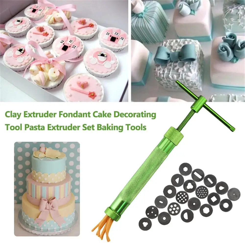 20 дисков гончарная глина Fimo Экструдер Ремесло торт скульптура Sugarcraft лепить инструмент моделирования высокое качество