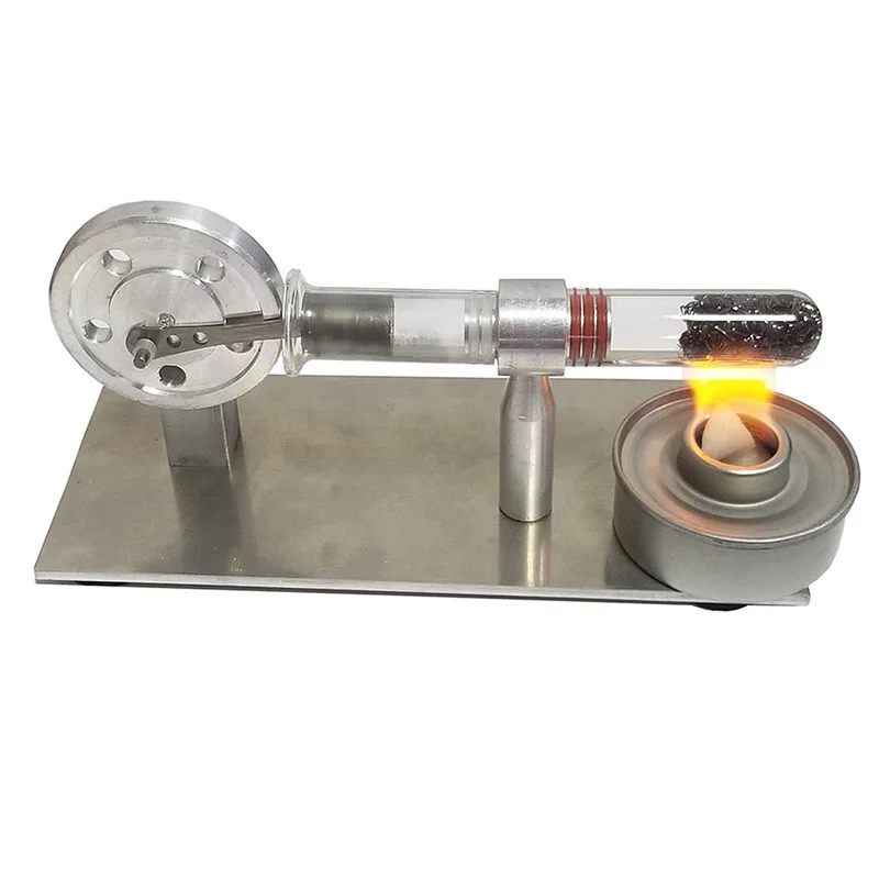 

New-Mini Stirling Engine Mini Generator External Turbine Steam Engine Model Science Education Supplies