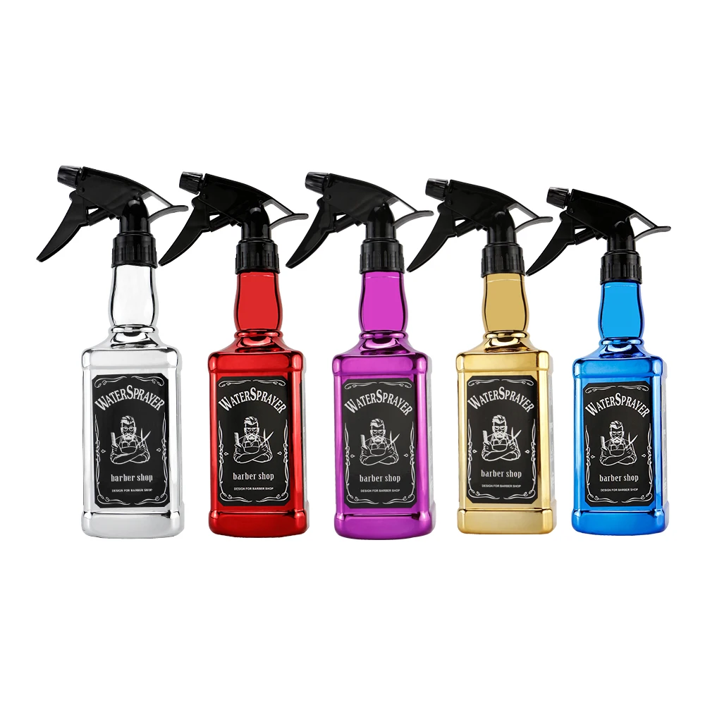

500ML Plastic Electroplating Hairdressing Spray Bottle Of Hair High Pressure Mist Nozzle Salon Applicator Bottle Dropshipping