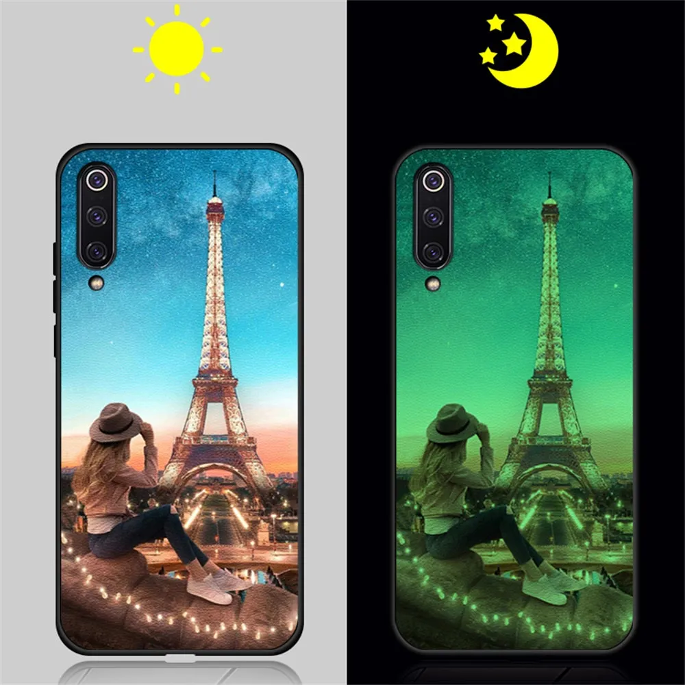 Чехол для телефона Lu mi nous для Xiaomi mi 9 SE CC9 CC9e A3 9T Pro Чехол кожаный силиконовый чехол для Xia mi Red mi K20 Pro светящийся чехол - Цвет: 22