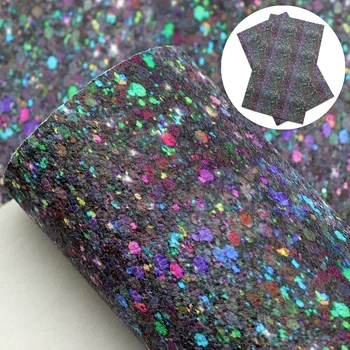 

David accessories 20*34cm Chunky Glitter Dot Faux Synthetic Leather For Bow-knot bags Wallet Phone Cover Scrapbook DIY,1Yc11656