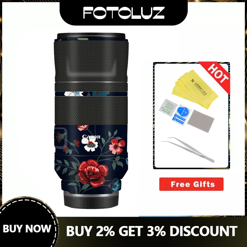 

RF600f11 Защитная пленка для объектива камеры Canon RF600mm F11 IS STM пленка-наклейка для камеры с защитой от царапин 3M защитная Пленка чехол