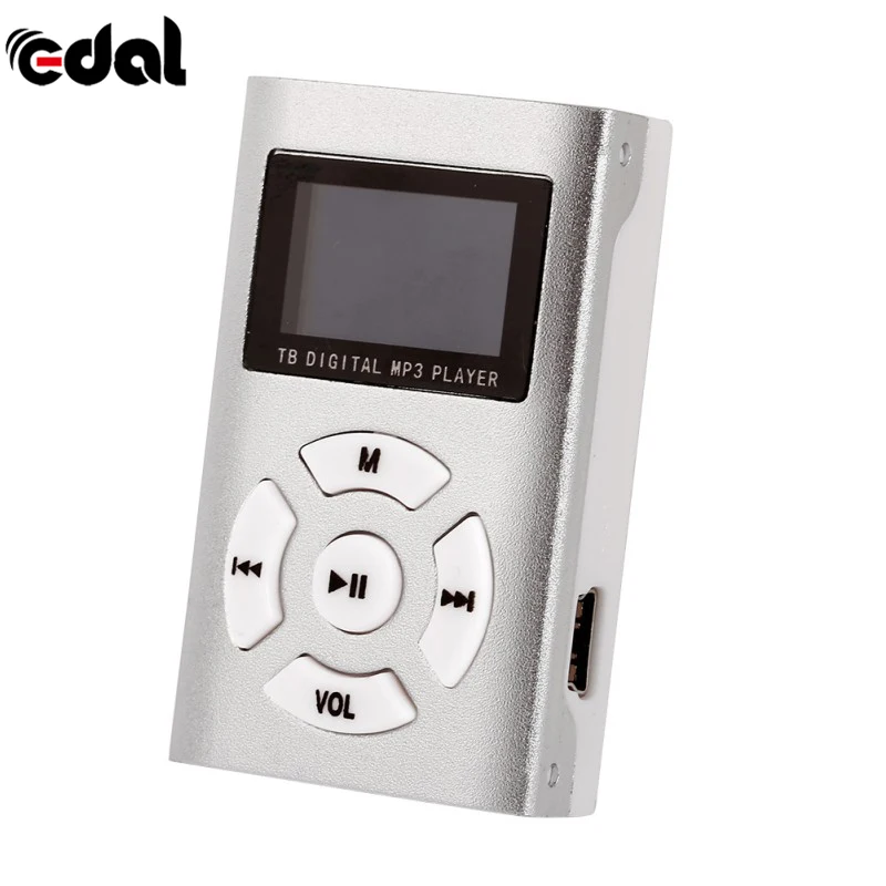 Портативный USB мини MP3 плеер с ЖК-экраном, поддержка Micro SD TF карт, стильный дизайн, спортивный mp3 плеер с белой гарнитурой YH2