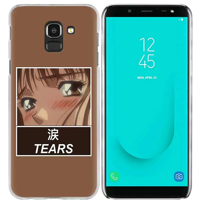08 Грустно аниме девочка заблокированном экране чехол для samsung Galaxy A50 A80 A70 A60 A40 A30 A20 A20e A10 A9 A7 A6 плюс Note 8 9 10 Pro - Цвет: 08