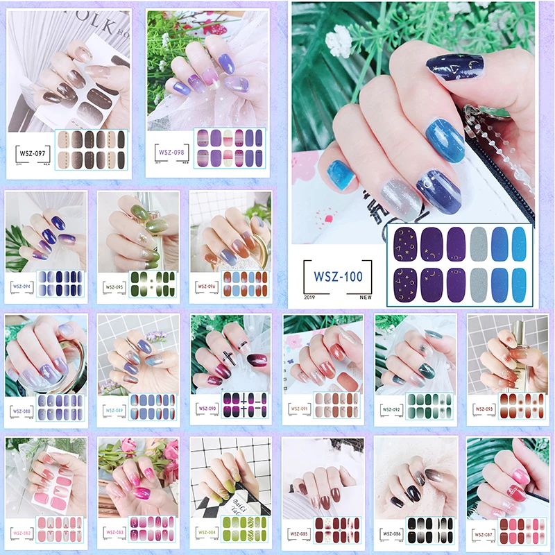 

LADY KINDOM 3D Bronzing Star and Moon Pattern Series Nail Polish Stickers Waterproof Nail Patch Environmental Nail Foil Stickers