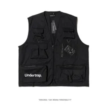 INS стиль знаменитостей, высококлассный функциональный тактический жилет с несколькими карманами в стиле хип-хоп, тренд, 3D режущий жилет для работы