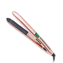 Профессиональный Выпрямитель для волос с ЖК-дисплеем, плоский салон, утюжок для завивки волос с отрицательными ионами, щипцы для завивки волос, щипцы для влажных сухих волос