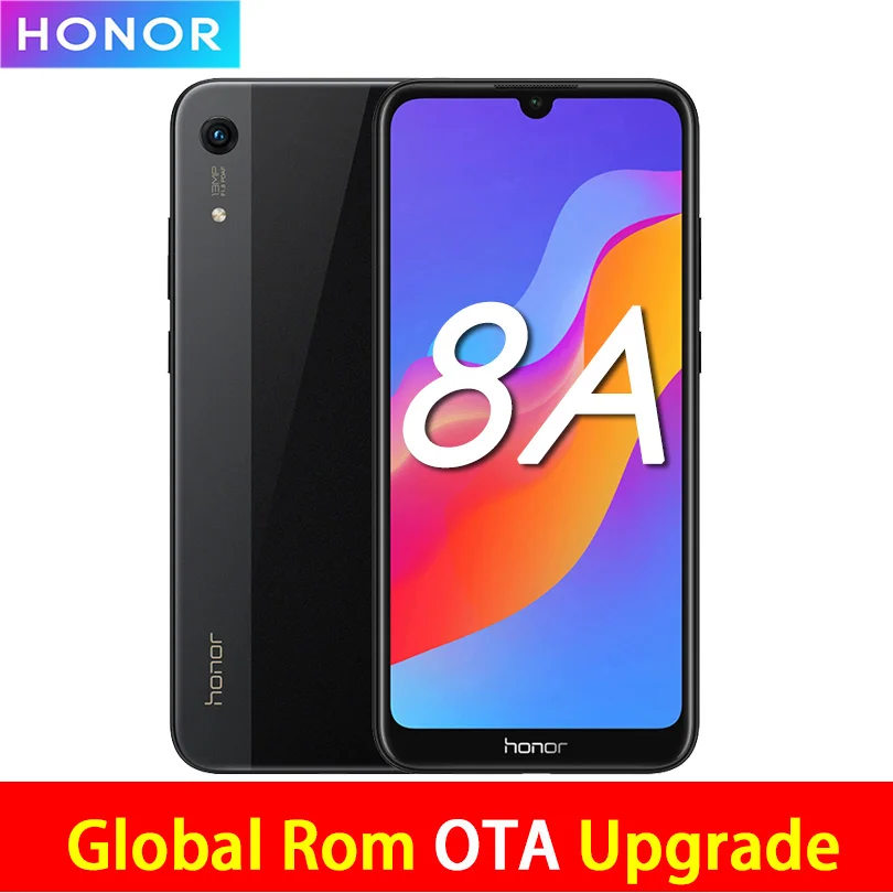 Смартфон Honor 8A 2 ГБ/3 ГБ 32 ГБ/64 Android 9 0 Восьмиядерный Face ID 6 09 '' Fullview 4G LTE|Смартфоны| |