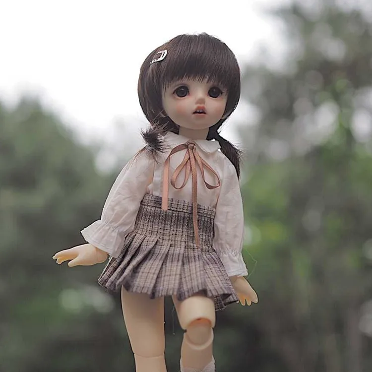 1/6 BJD одежда аксессуары рубашка+ юбка+ Костюмные носки куклы наряды для BJD/SD yosd, не включены куклы, обувь, парик и другие E2584