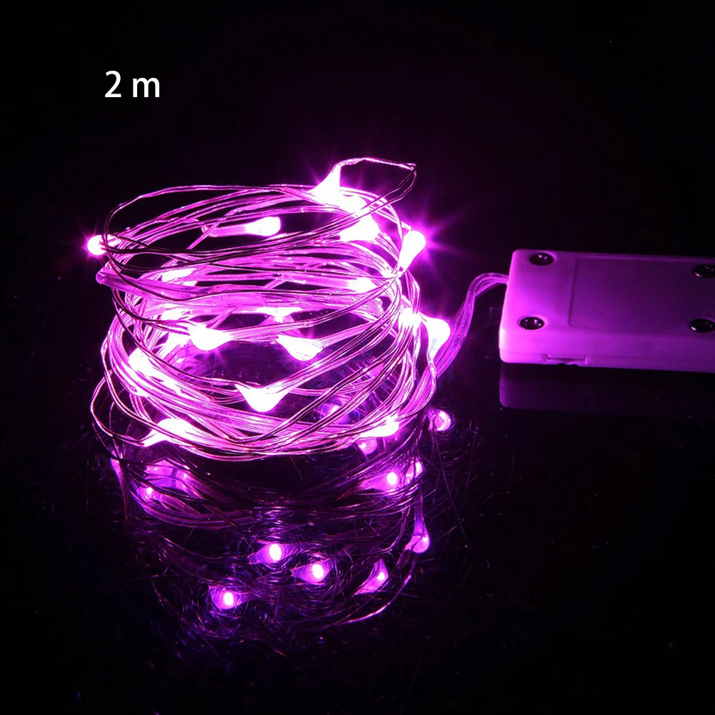 

Chain Led Romantic Fairy Light Waterproof Mini Party Copper Wire Christmas Night Battery Powered Garland Wedding Holiday Decor