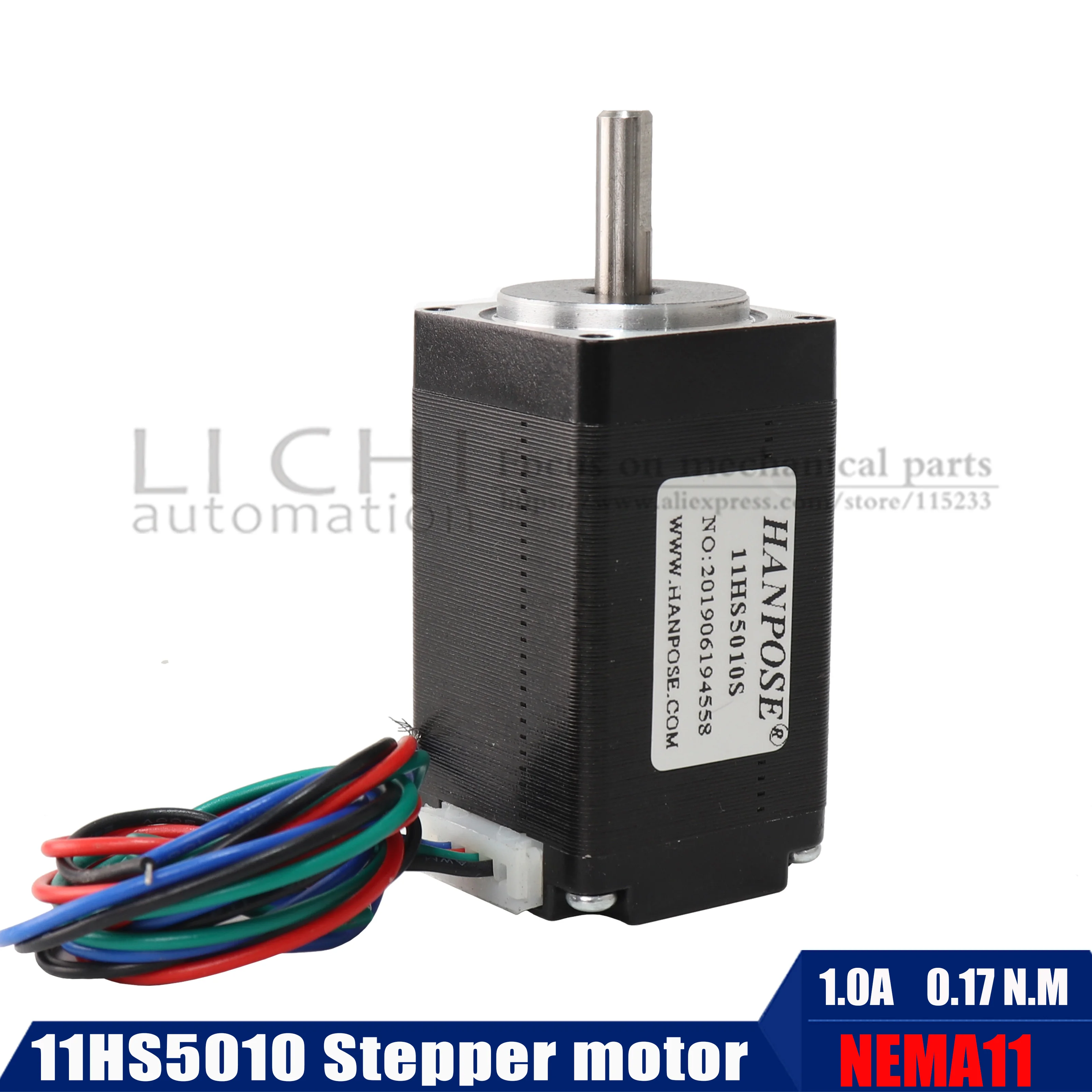 11HS5010 NEMA11 1,8 шаговый двигатель 1700g. См/1.0A мельница лазерная гравировка, Новинка