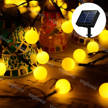 

Vogliovoi Solar Garden Lights Led String Small Bulb 20 50 100LEDs Warm White Waterproof For Christmas Wedding Party Garden