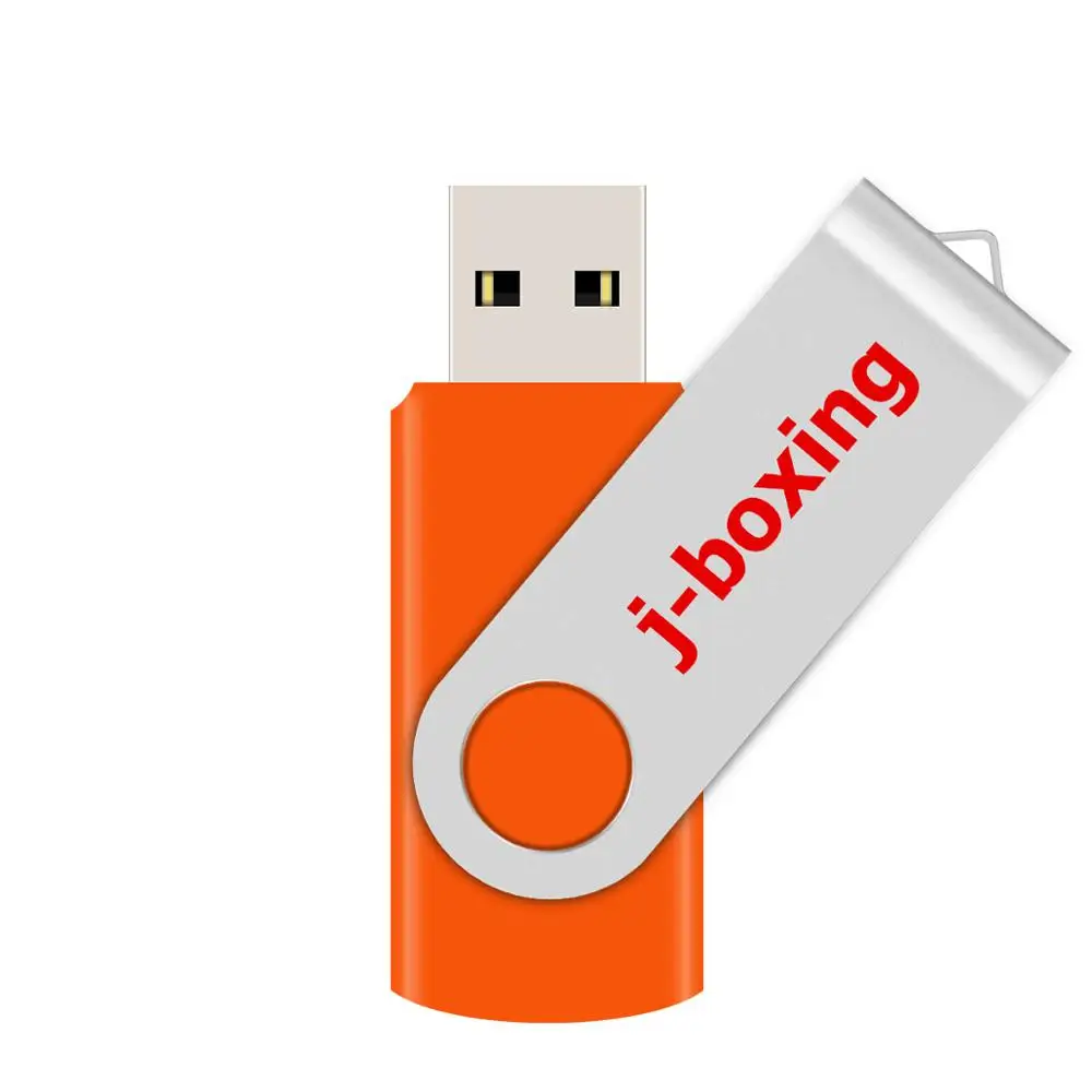 Orange J-боксерский флеш-накопитель, металлический USB флеш-накопитель, 64 ГБ, 32 ГБ, 16 ГБ, 8 ГБ, 4 Гб, флеш-диск, USB карта памяти, USB накопитель, устройство для компьютера - Цвет: Orange