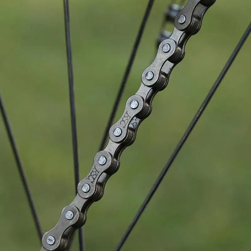 Велосипедная цепь 102 звеньев односкоростная MTB велосипедная стальная цепь для фиксированной передачи