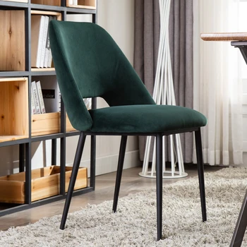 

Nordic Leisure Chair Light Luxury Back Office Stool Ins Simple Restaurant Cafe Dining Chair Living Room Chair