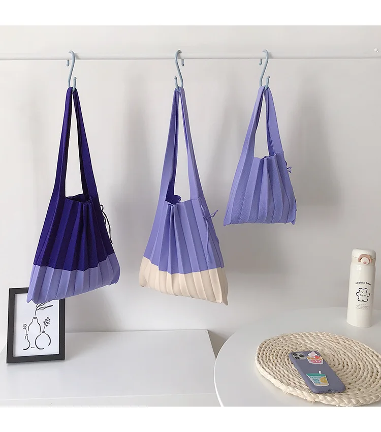 Женская сумка на плечо однотонная вязаная Холщовая Сумка для покупок в стиле