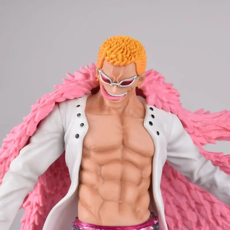 Одна деталь фигурка GK Donquixote Doflamingo ПВХ 37 см кукла модель статуя Коллекция игрушек аниме изысканное качество рабочего стола Figma