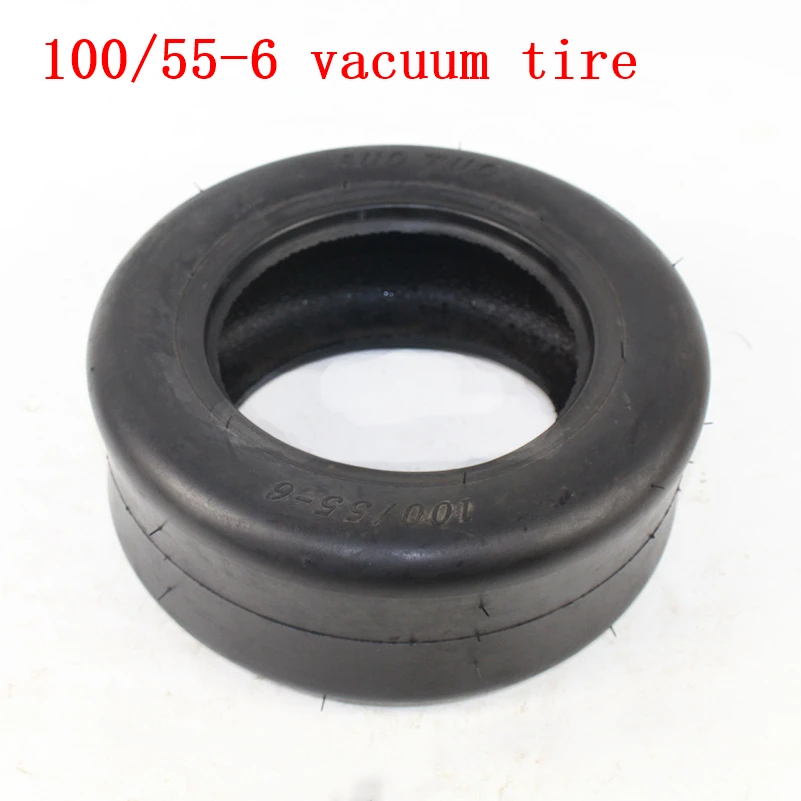 100/55-6 Slick вакуумная шина 10 дюймов бескамерная шина подходит для 6-дюймового ступицы электрический скутер Go Karts ATV квадроцикл внедорожный