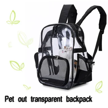 

Full Transparent Small Pet Luggage Cat Space Bag Dog Out Backpack Portable Breathable Pet Transparent Bag All-round Sightseeing